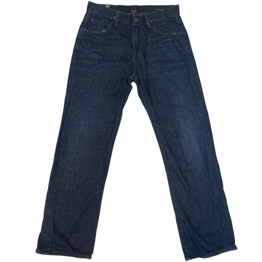 Citizens of Humanity COH Evans Relaxed Fit Straight Dark Wash‎ Jean Men's 29
